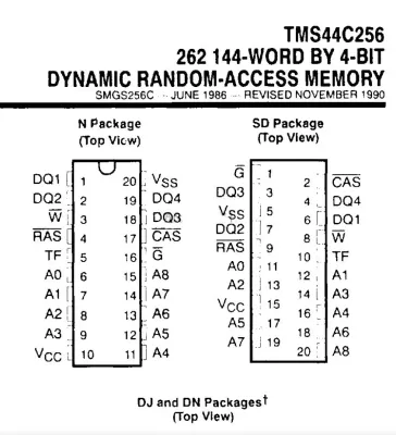 256k×4 DRAM Used In Commodore And Amiga Equipment - Foto 5