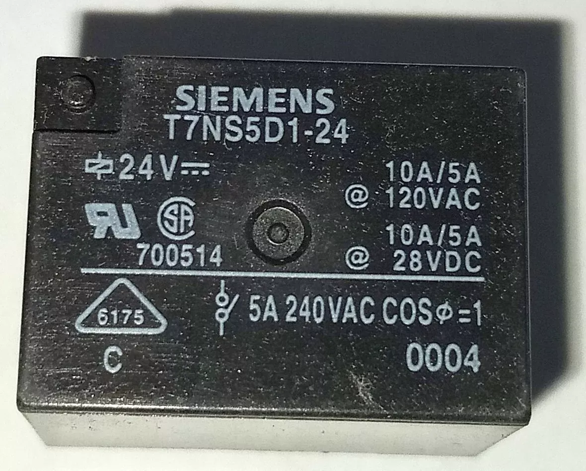 RELAY SIEMENS T7NS5D1-24 PCB - NOS - NEW OLD STOCK