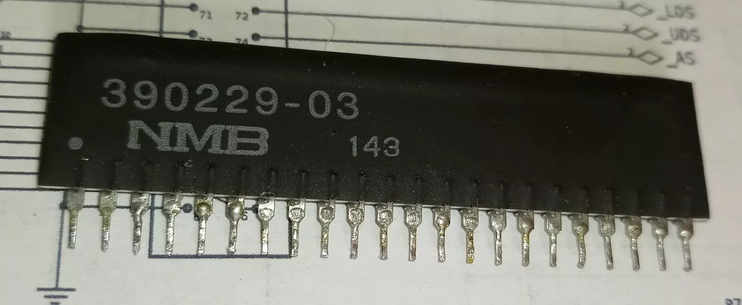 Original Video Hybrid VIDIOT Amiga 500 Plus 1000 2000 3000 A2320 P/N 390229 RARE, Part #: 390229-03 NMB