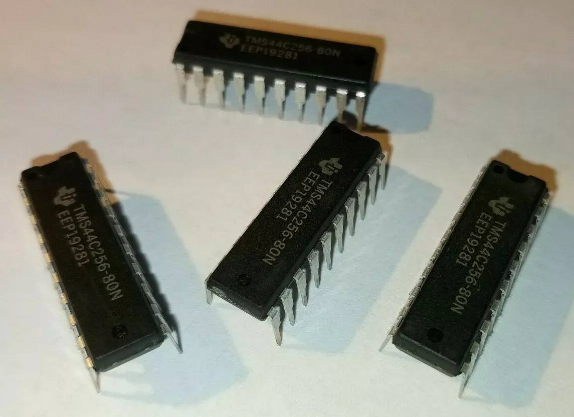 Kit Memory Expansion TMS44C256 PC Atari Mac Amiga 500 Plus A3000 A2091 A590 Vintage, Kit: 512kB - 4 Chips