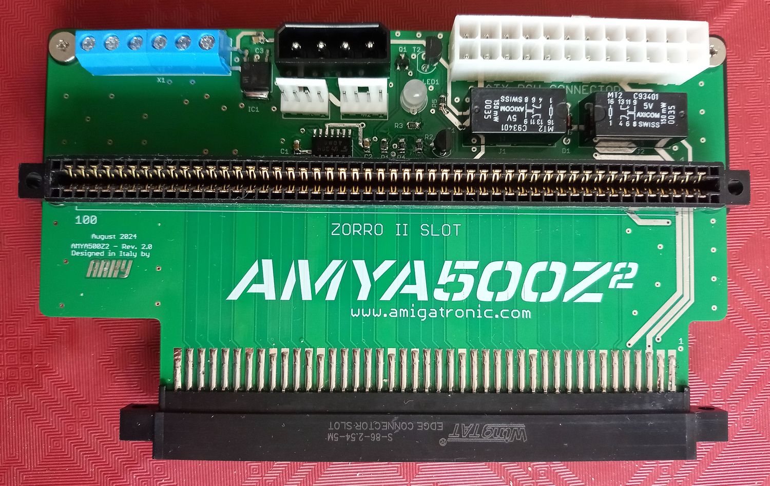 AMYA500Z2 - An Amiga 500 (and Plus) Zorro II Expansion Adapter