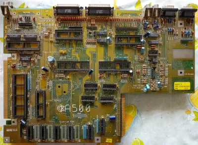 Amiga 500 Motherboard No Chip Partially Unpopulated **UNTESTED**, Serial Number: 1505822