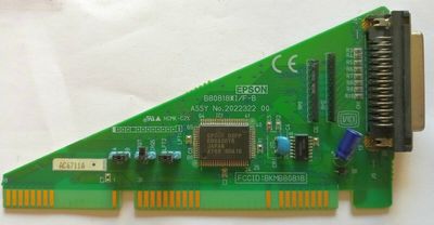 ISA EPSON Bi-Directional Parallel Printer/Scanner Interface Board