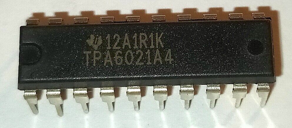 TPA6021A4 - 2-W STEREO AUDIO POWER AMPLIFIER ADVANCED DC VOLUME CONTROL Vintage