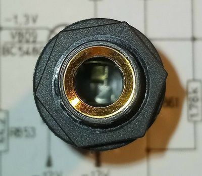 6.3mm Female Jack PCB Panel Mount Microphone Socket 1/4 Inch Stereo 4 pin