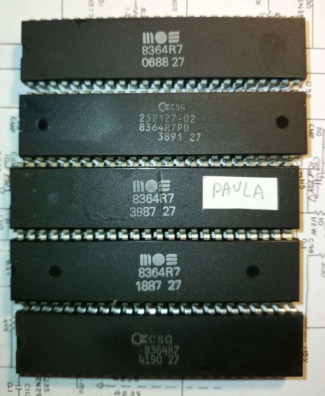 CHIP CSG 8364R7 -  ROM PAULA for COMMODORE AMIGA - VINTAGE