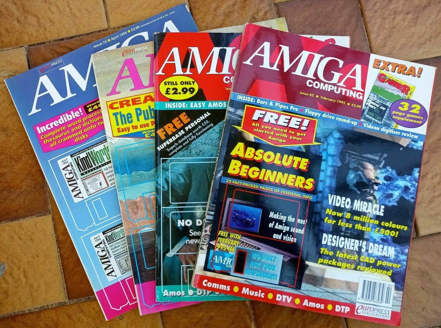 Amiga Computing  - English Vintage Newspaper