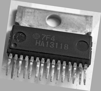 HA13118 - ZIP 15 - 18 W audio amplifier - Vintage Rare