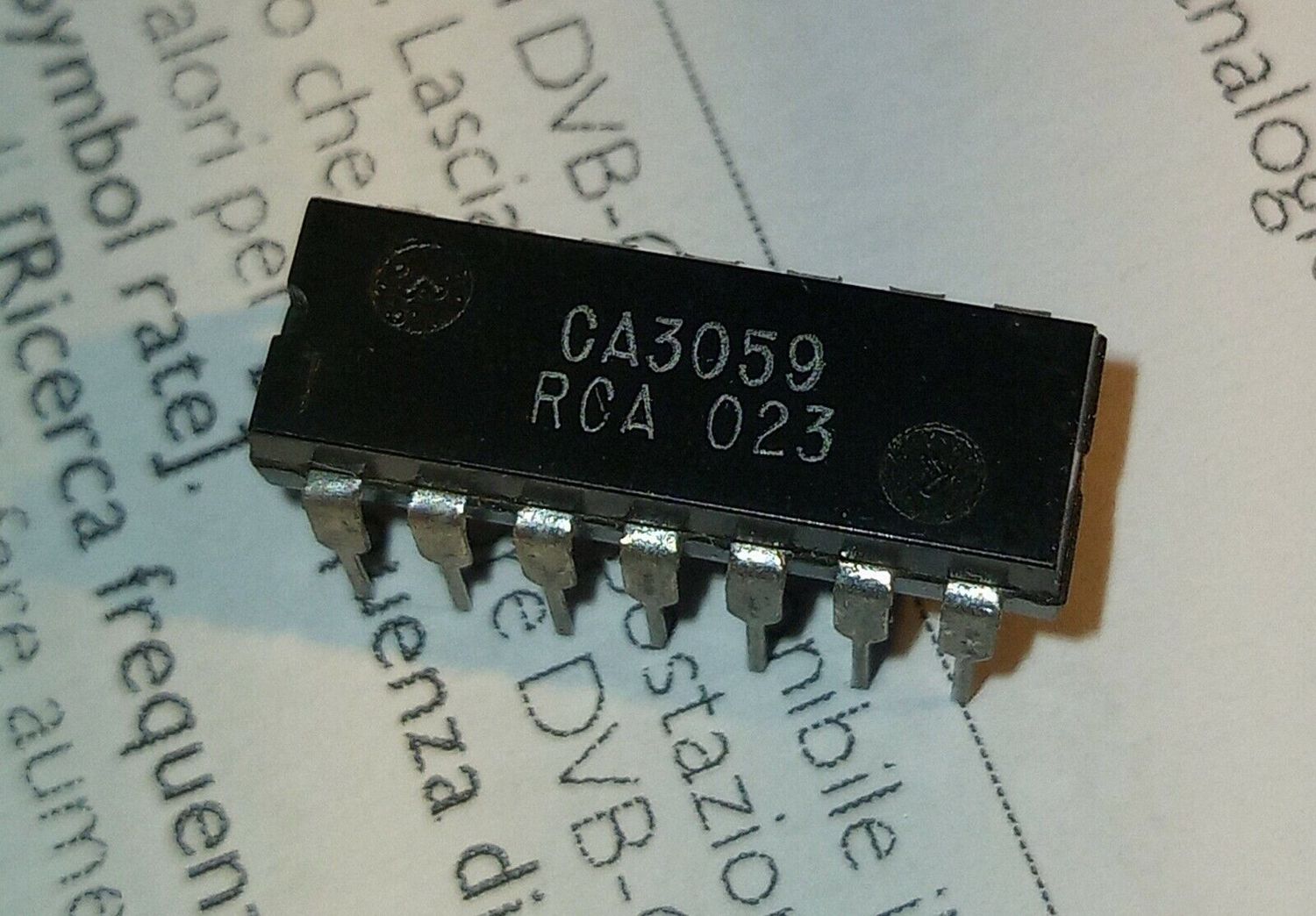 CA3059 Zero Voltage Switch IC CI integrated circuit 24/120V 208/230 V