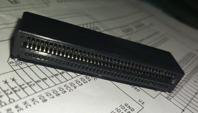 Amiga 600 Microbit 80 pin Connector RAM Expansion Card Right Angle PCB Vintage