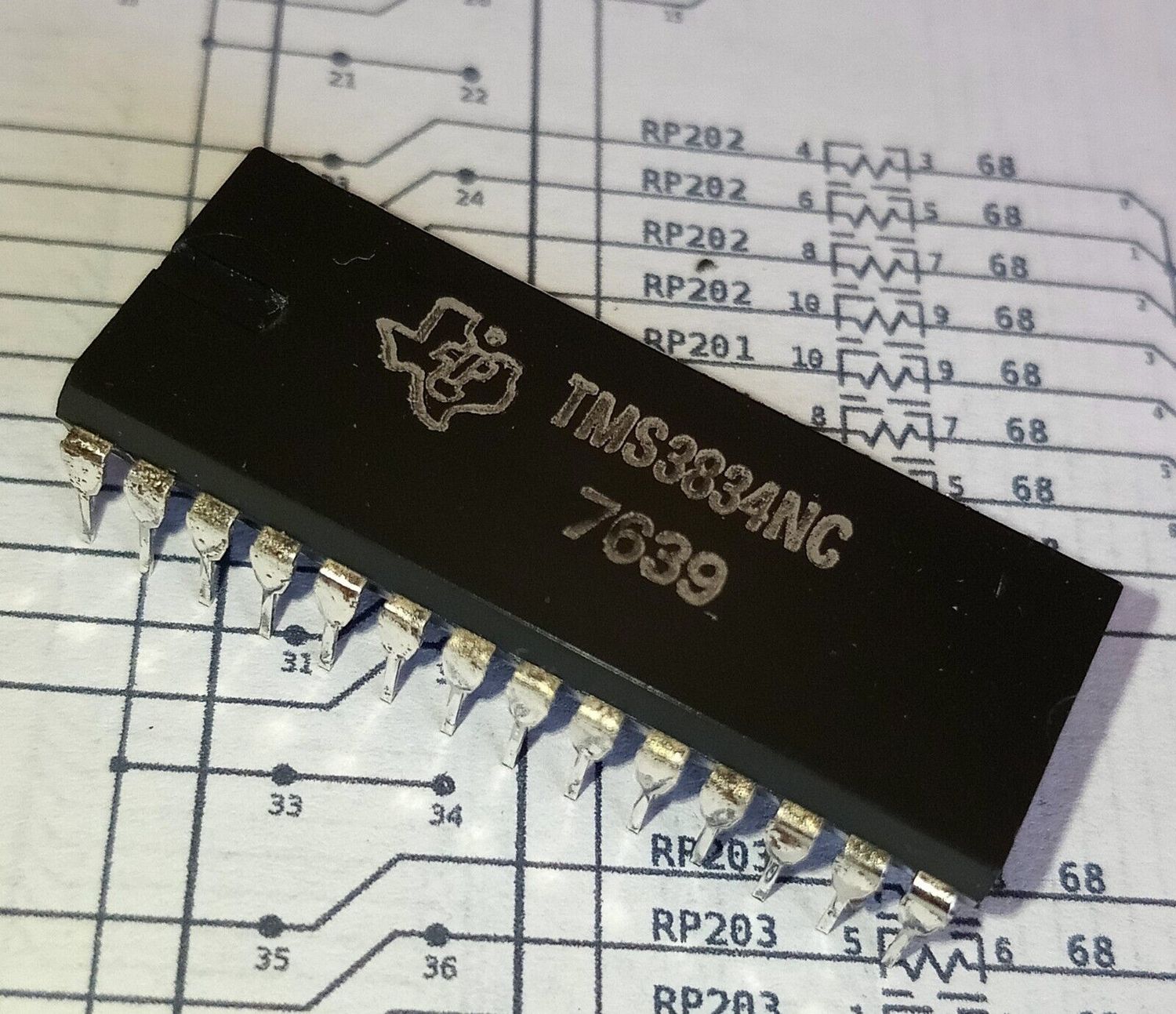 TMS3834NC Digital Alarm Clock Nuova Elettronica kit LX181 B RARE Vintage