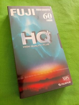 Fuji 60 HQ Video Cassette VHS High Quality Plus Sealed