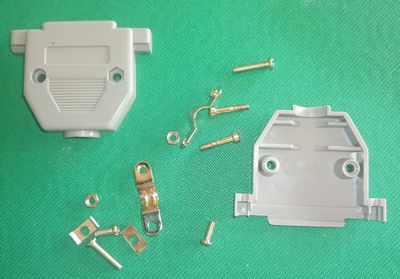 Stock 10 pcs. DB23 DSub Connector Shell Cover Hood Amiga 1000 500 600 2000 3000 4000