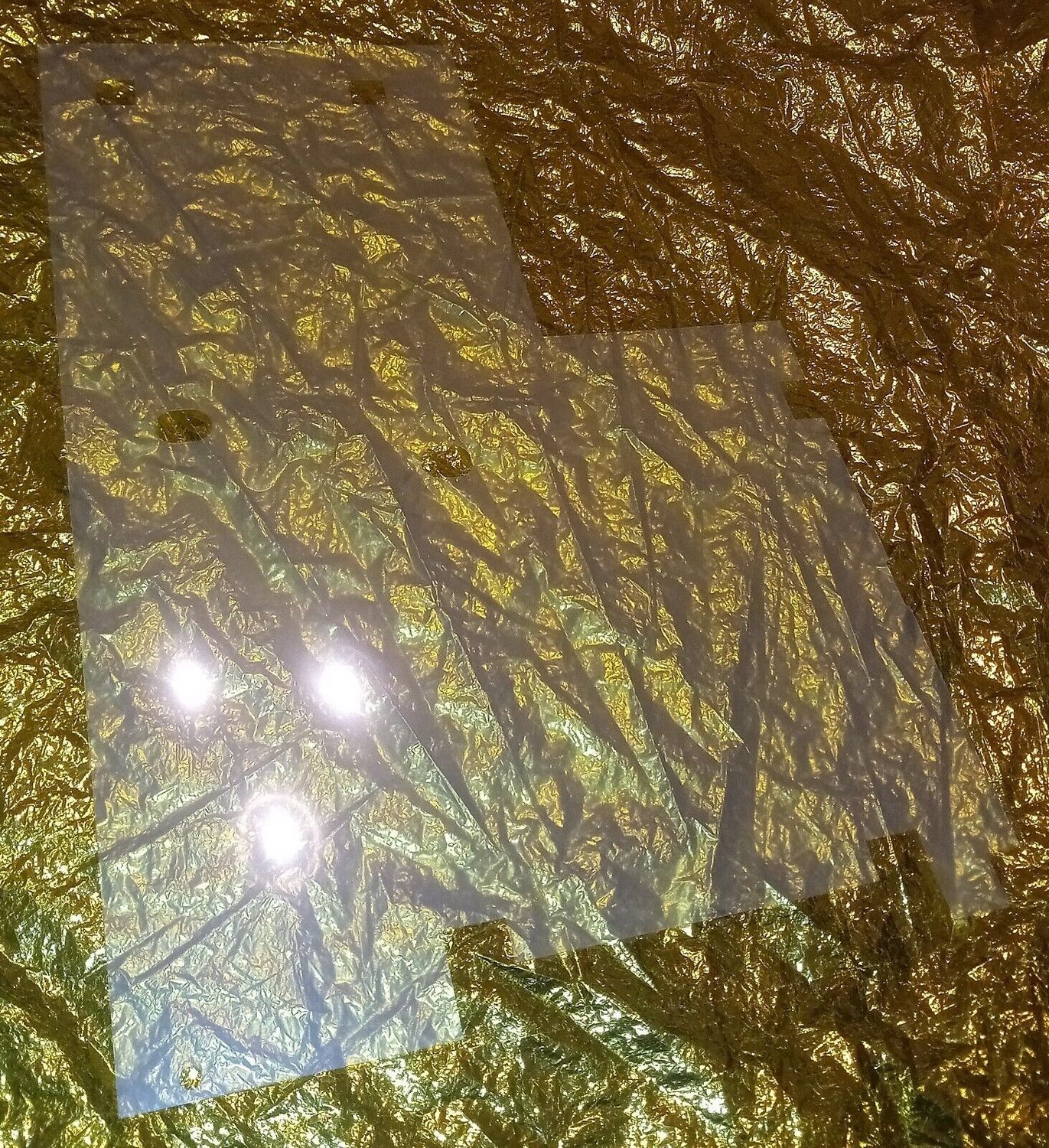 Amiga 500 Plus Insulation Plastic or Cardboard Sheet - Original Vintage Part, Material: Semitransparent Plastic