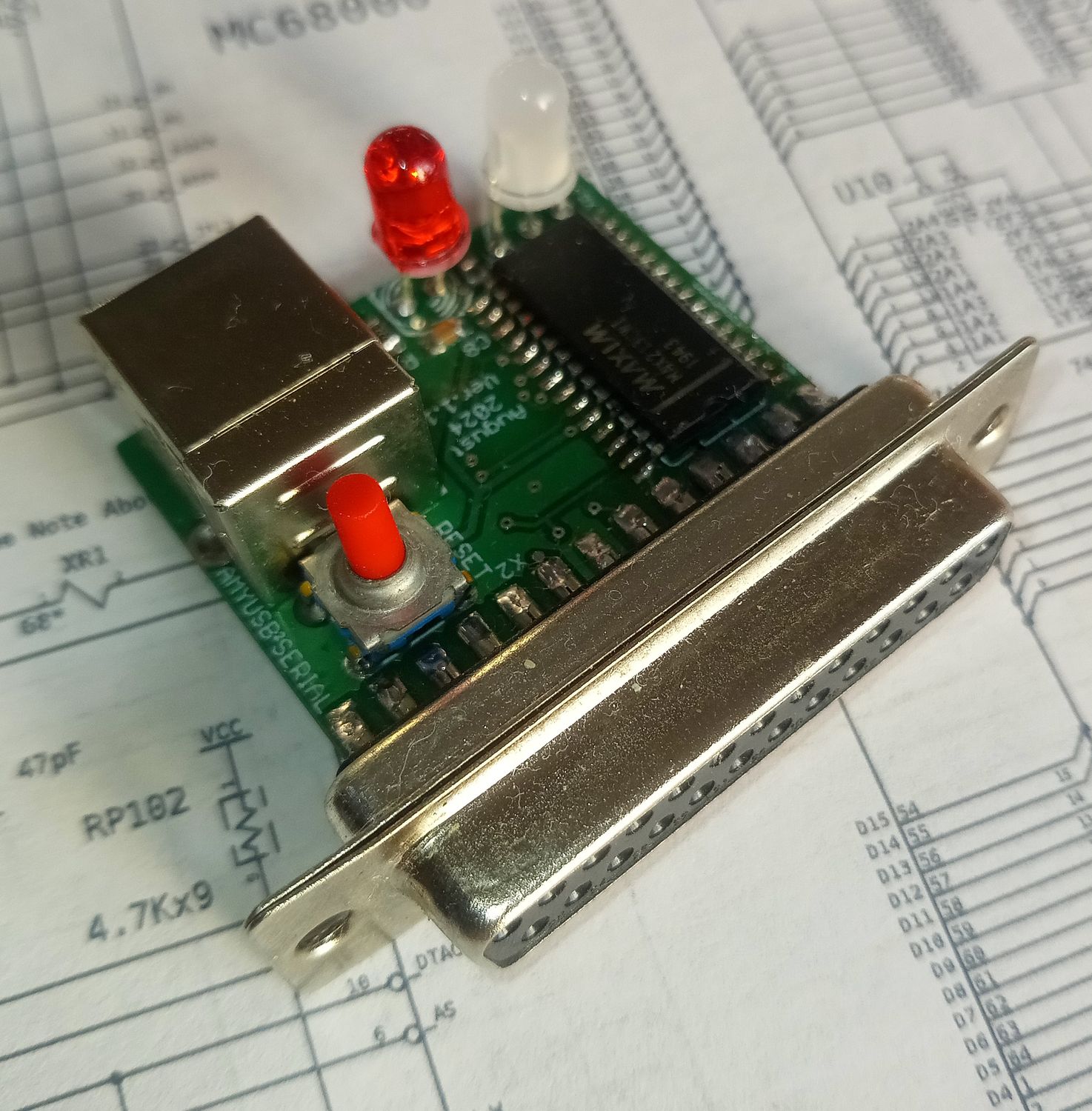 AMYUSB2SERIAL - An Amiga USB &lt;&gt; Serial Adapter