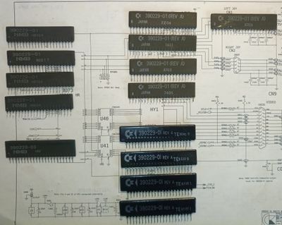 Original Video Hybrid VIDIOT Amiga 500 Plus 1000 2000 3000 A2320 P/N 390229 RARE VINTAGE