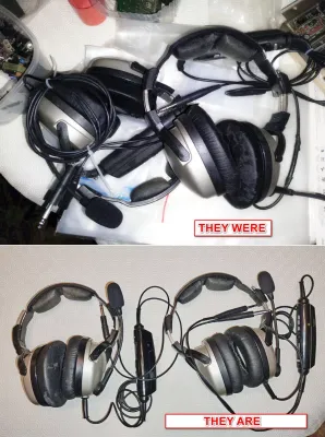 Aeronautical Avionic Headset Helmet Repair Service for LSA