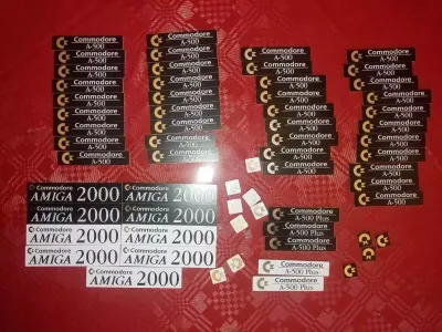 Amiga Commodore Badge Logo Label Sticker Amiga Commodore Badge Logo Label Sticker