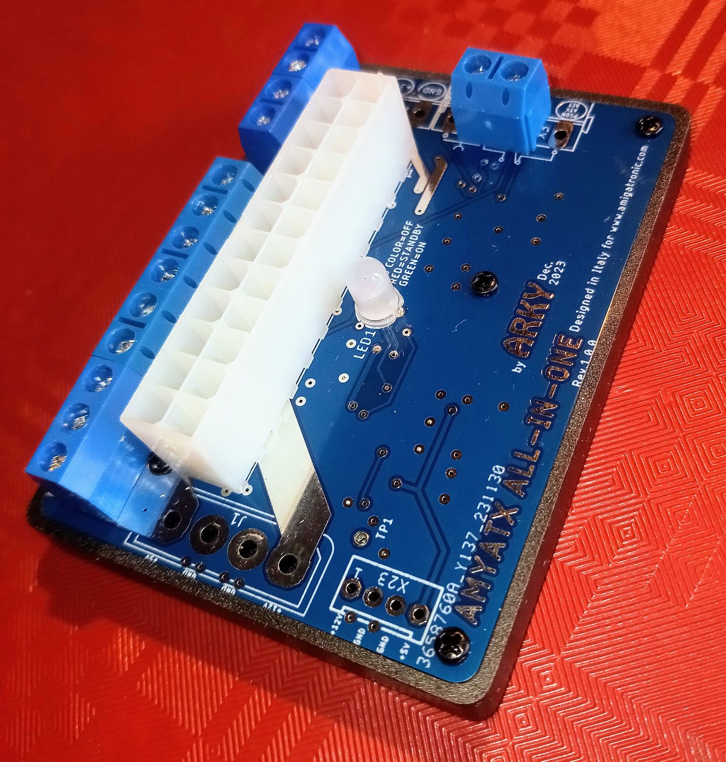 AMYATX ALL-IN-ONE - The Ultimate ATX Power Supply Converter for Reviving Amiga Computers, Version: Lite, Tick Frequency: 50Hz - PAL Amigas, Boxed: Yes