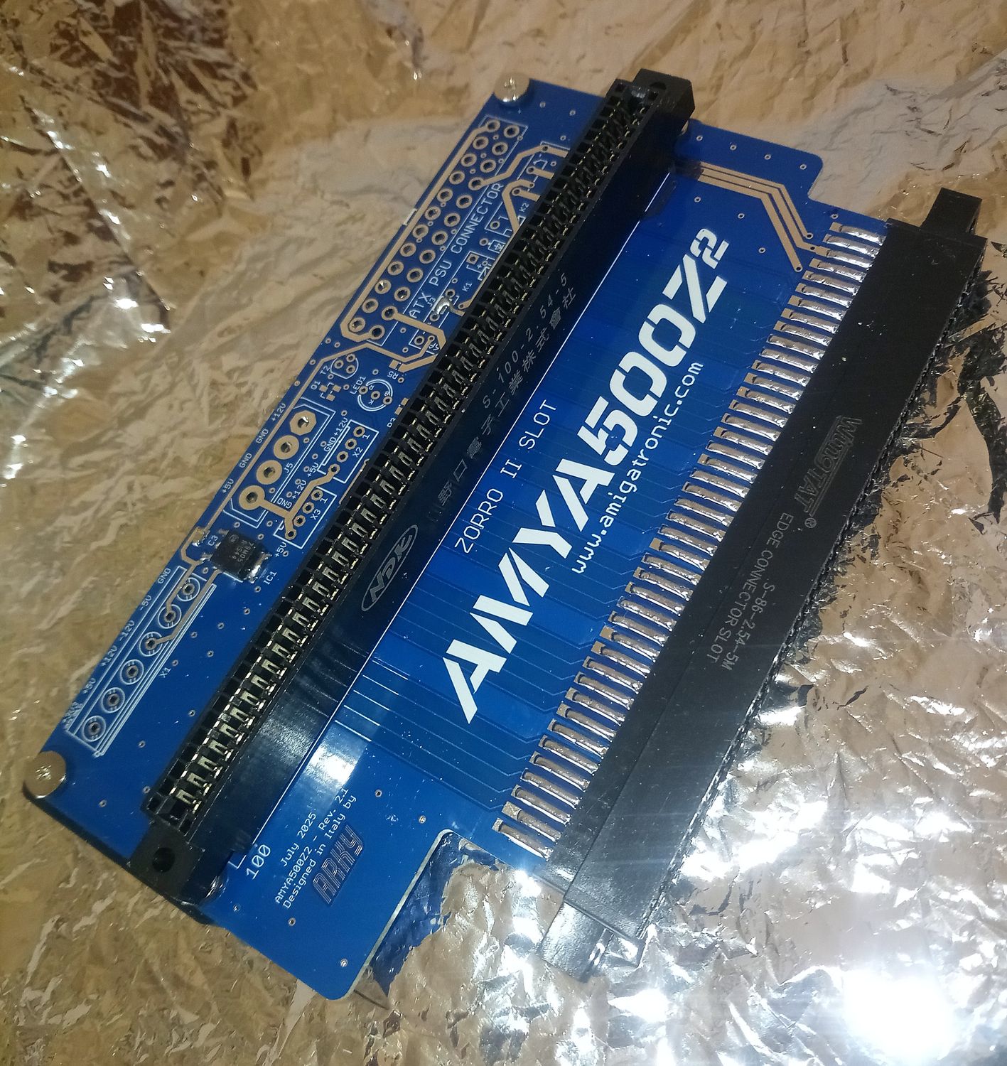 AMYA500Z2 - An Amiga 500 (and Plus) Zorro II Expansion Adapter, Version: Standard