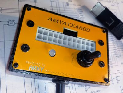 AMYATXA500 - An ATX PC power adapter for the Amiga 500 600 1200