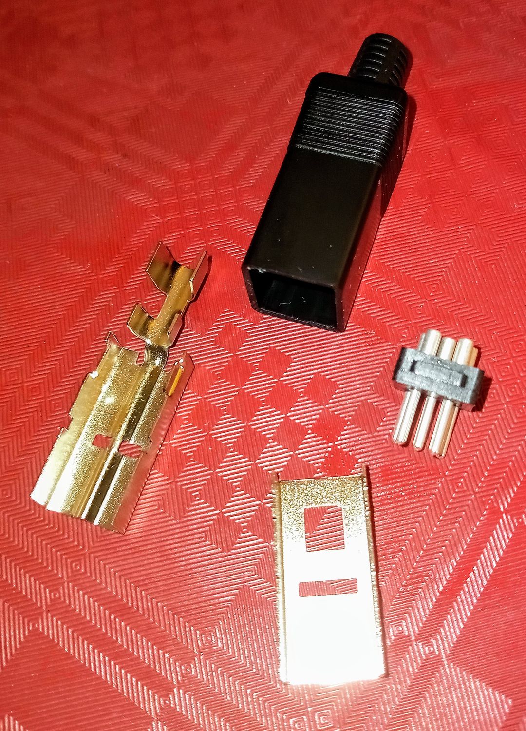 5-pin Square Amiga 500 600 1200 PSU Male Connector 5-pin Square Amiga 500 600 1200 PSU Male Connector