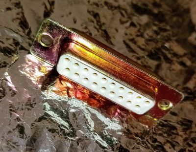 Connector D-SUB 19 pin female DB19 solder Apple Atari TT Falcon NeXT - NEW OLD STOCK