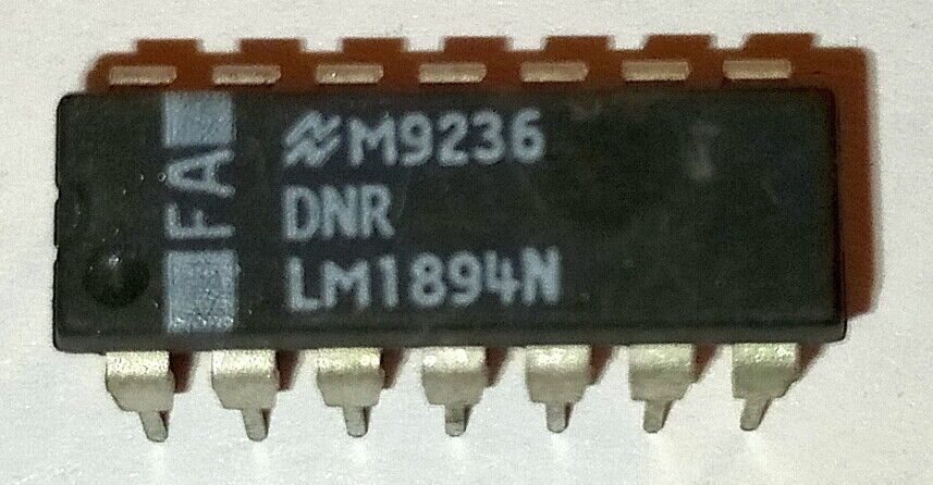 LM1894 Stereo Dynamic Noise Reduction System DNR DIP16 RARE NOS Vintage