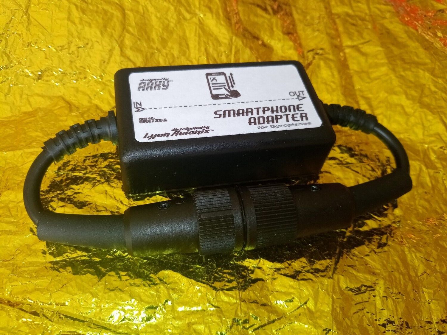 SM0722A Smartphone Tablet iPhone Autogyro Headset adapter