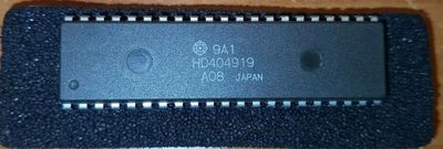 HD404919 - CMOS 4-bit single-chip microcomputer - DIP42 - Rare Vintage