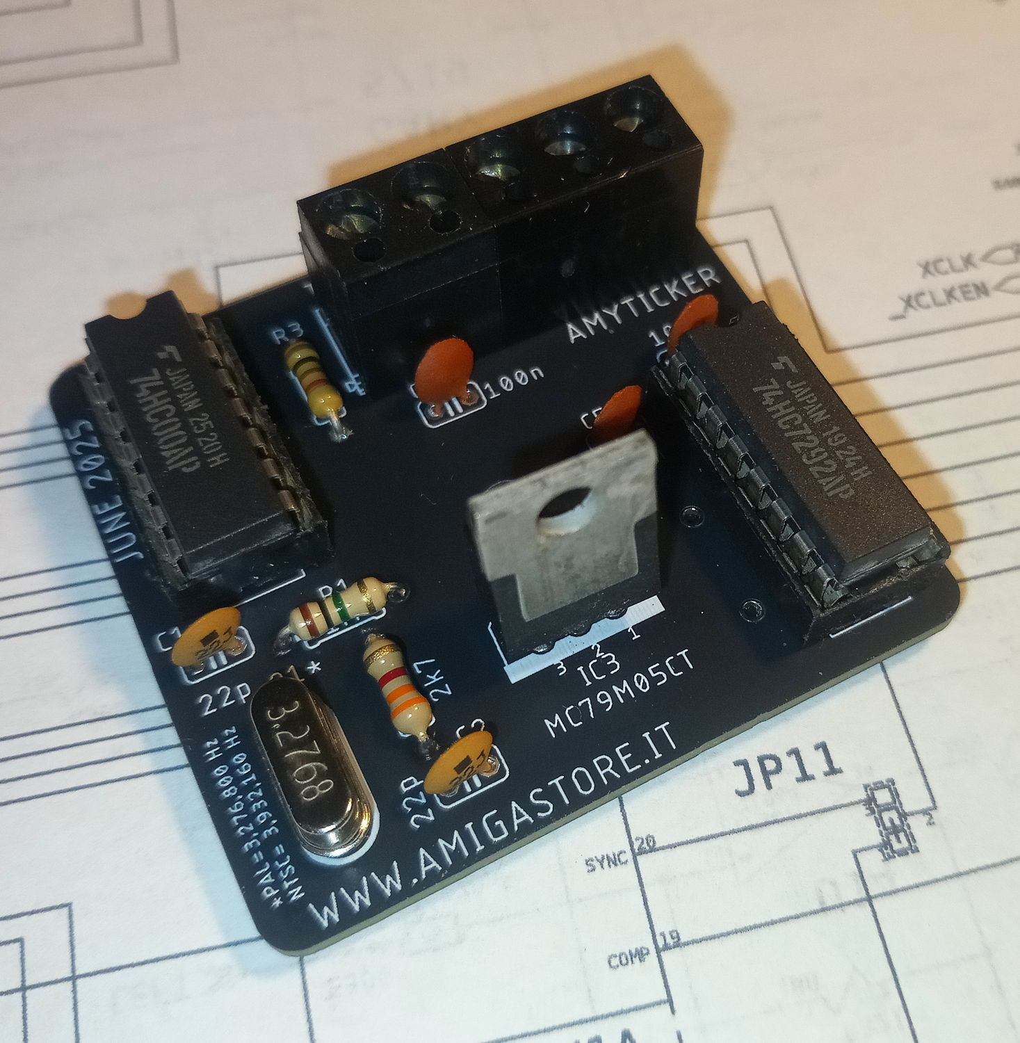 AMYTICKER - A crystal controlled Amiga Tick Generator