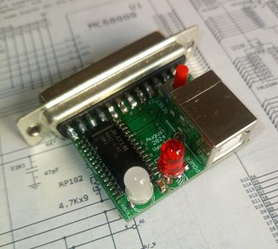 AMYUSB2SERIAL - An Amiga USB <> Serial Adapter