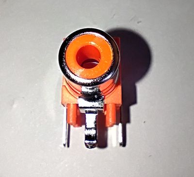 PCB Mount Switched RCA Socket Right Angle