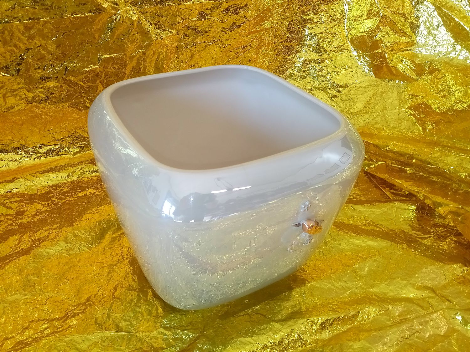 Vintage Italian Ceramic Centerpiece Bowl Vide-Poche by Carpié Sele-Arte 1950 60