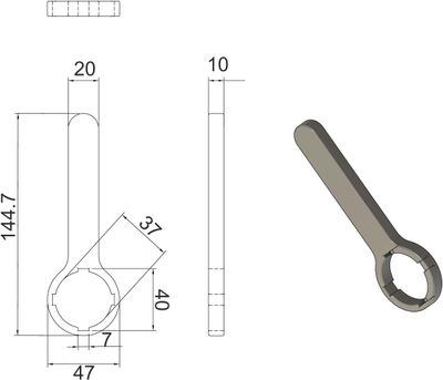 Rotax 912 Carburettor Piston Holder