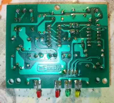PCB LX827 Nuova ELETTRONICA 117 118 Infrared Anti-theft Alarm WITHOUT ICs