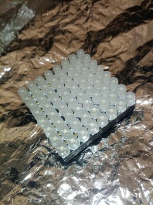 KM-64 ROYGBIV — Premium, Seamlessly Tileable 8x8 RGB LED Matrix