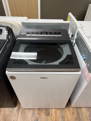 Whirlpool Glass Top Load Large Cap With Agitator Washer