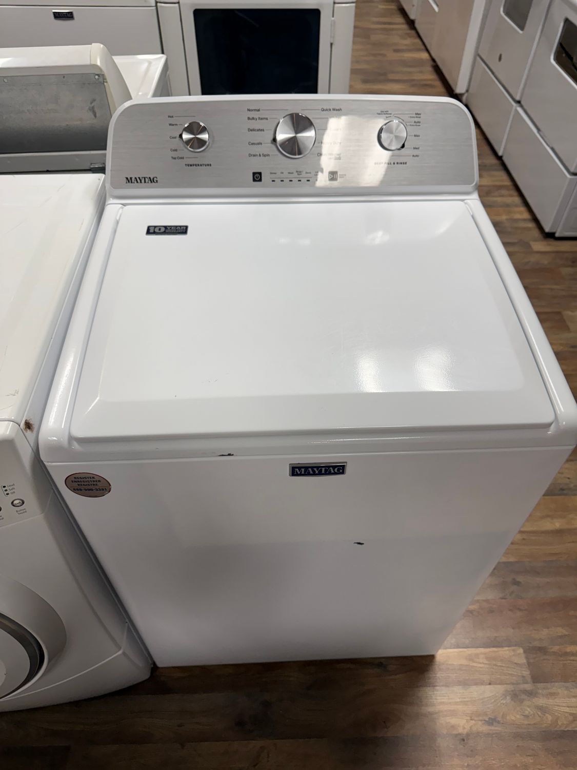 Maytag Large Capacity Washer with Agitator