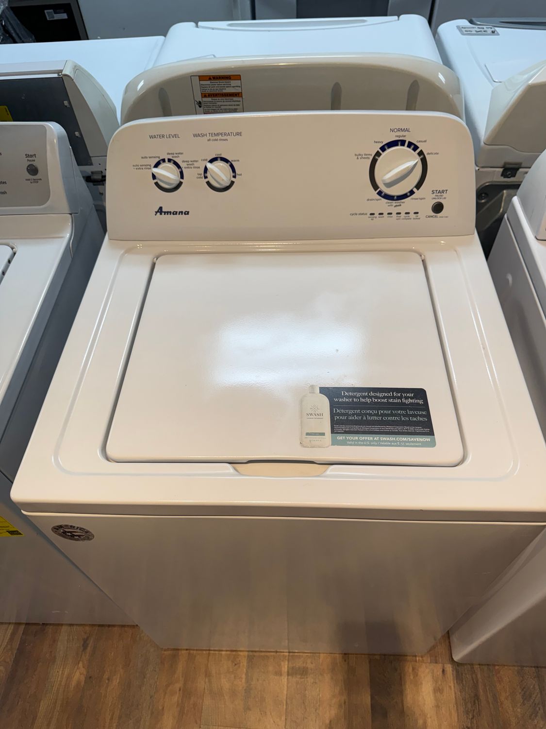 Amana Washer with Agitator