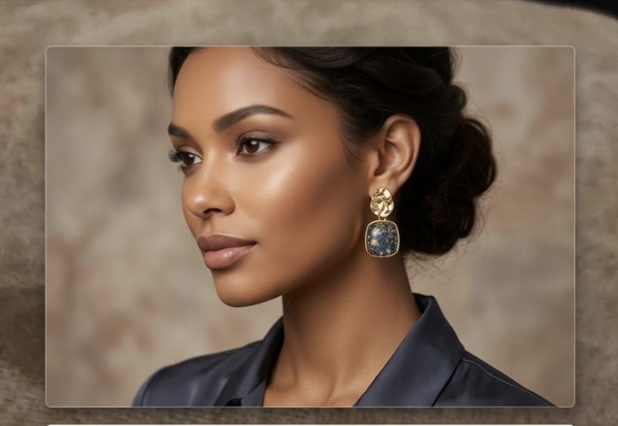 Midnight Gold Earrings