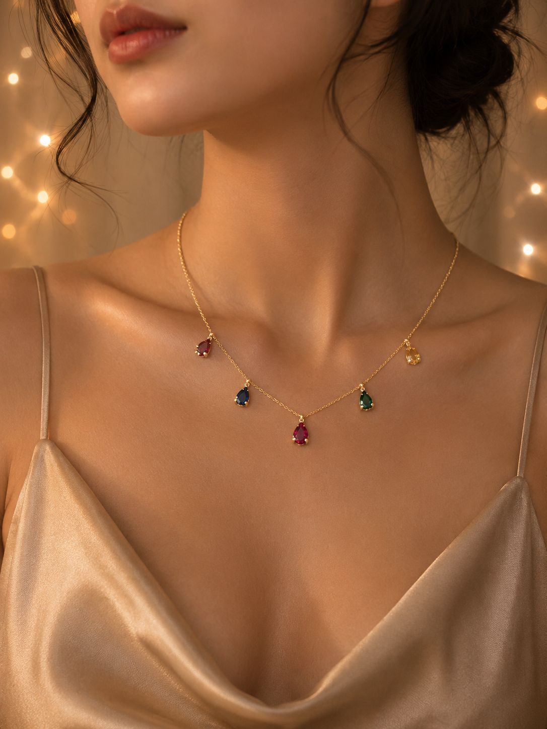 Crystal drop Necklace