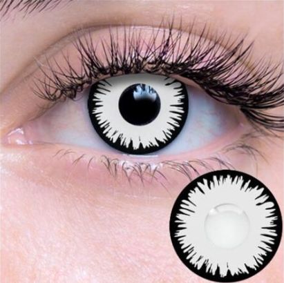Angelic White Contact Lenses