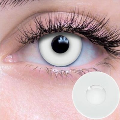 Zombie White Contact Lenses