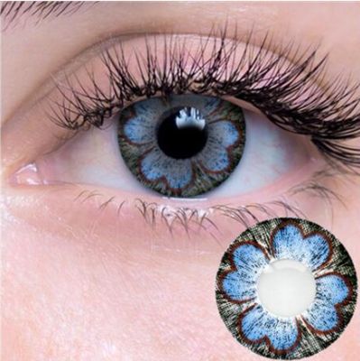 Bloom Blue Contact Lens