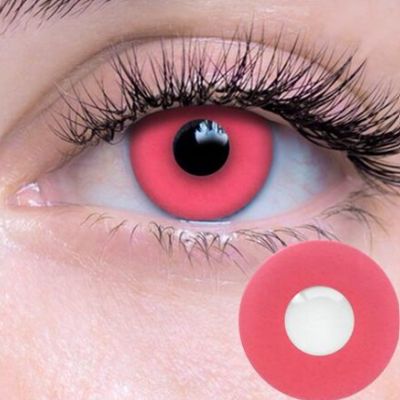Costume Pink Contact Lenses