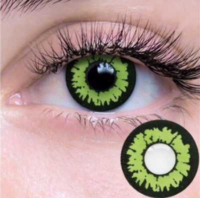 Green Werewolf Contact Lenses