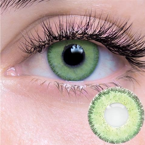 3 Tone Green Contact Lenses