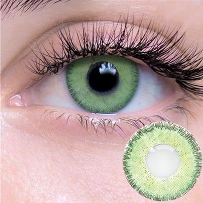 3 Tone Green Contact Lenses