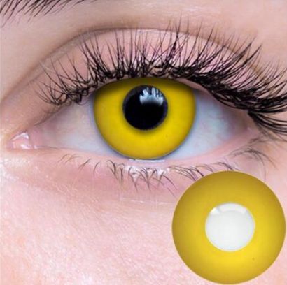 Zombie Yellow Contact Lenses